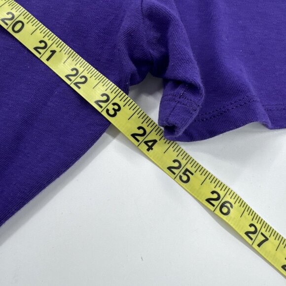 Nike Lakers 23 LeBron James T Shirt Tee Mens 2XL Purple NBA Dri-Fit Basketball - Picture 7 of 11